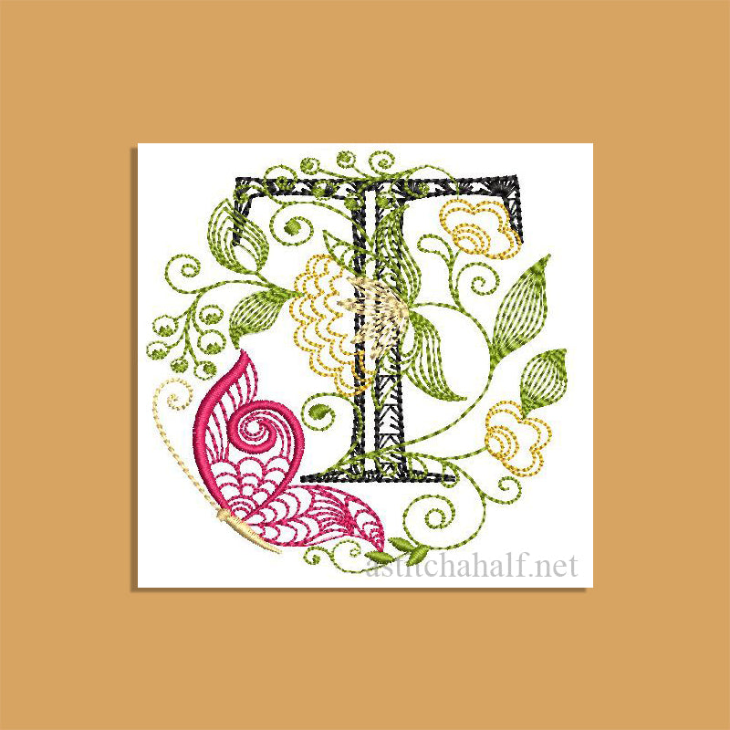 Natures Bounty Monogram Letter T