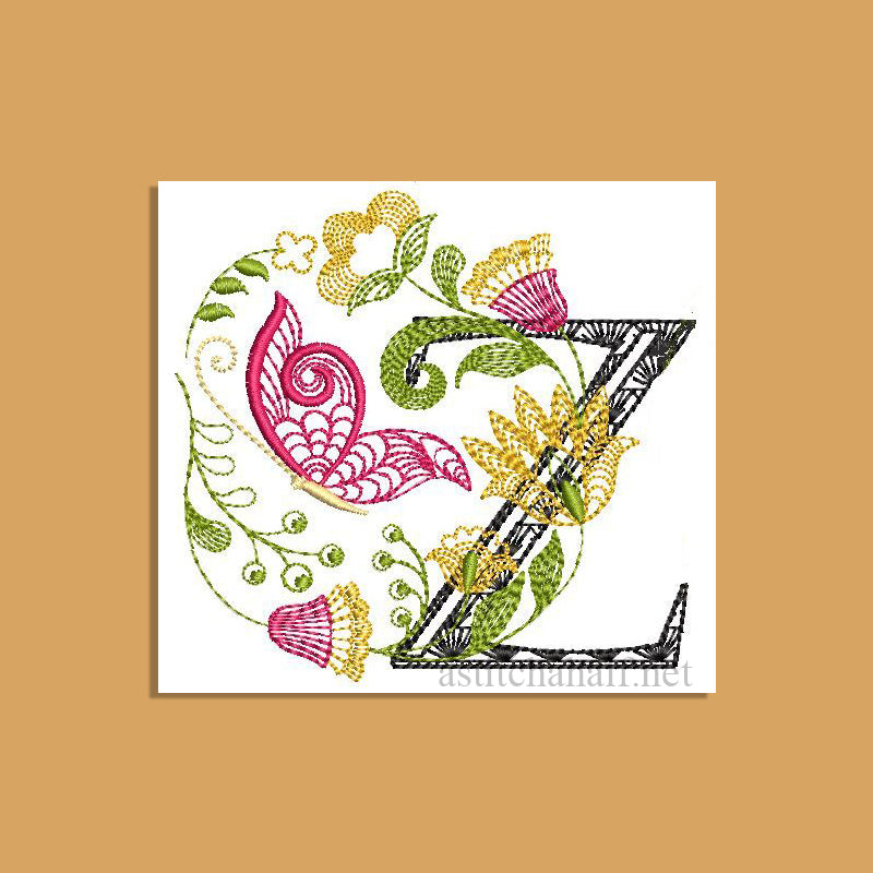 Natures Bounty Monogram Letter Z