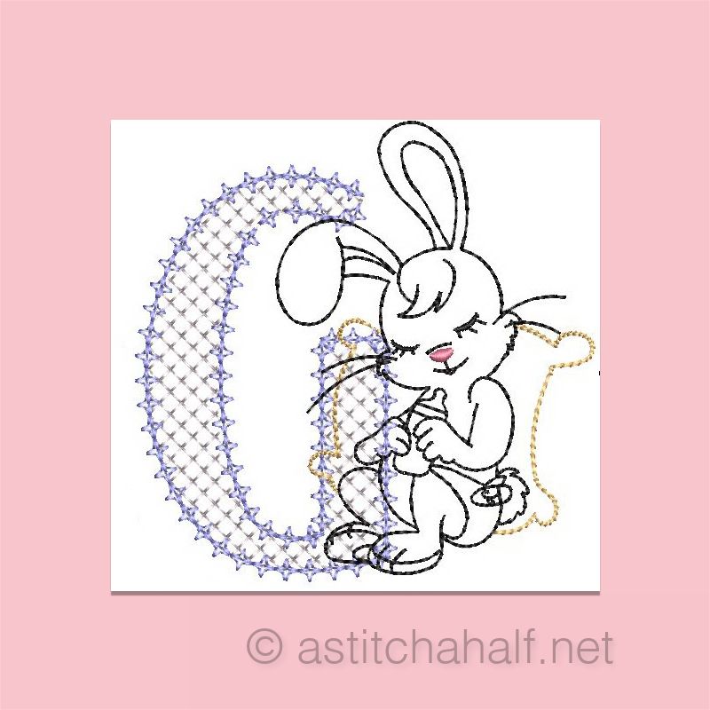 Cottontail Bliss Monogram Letter G