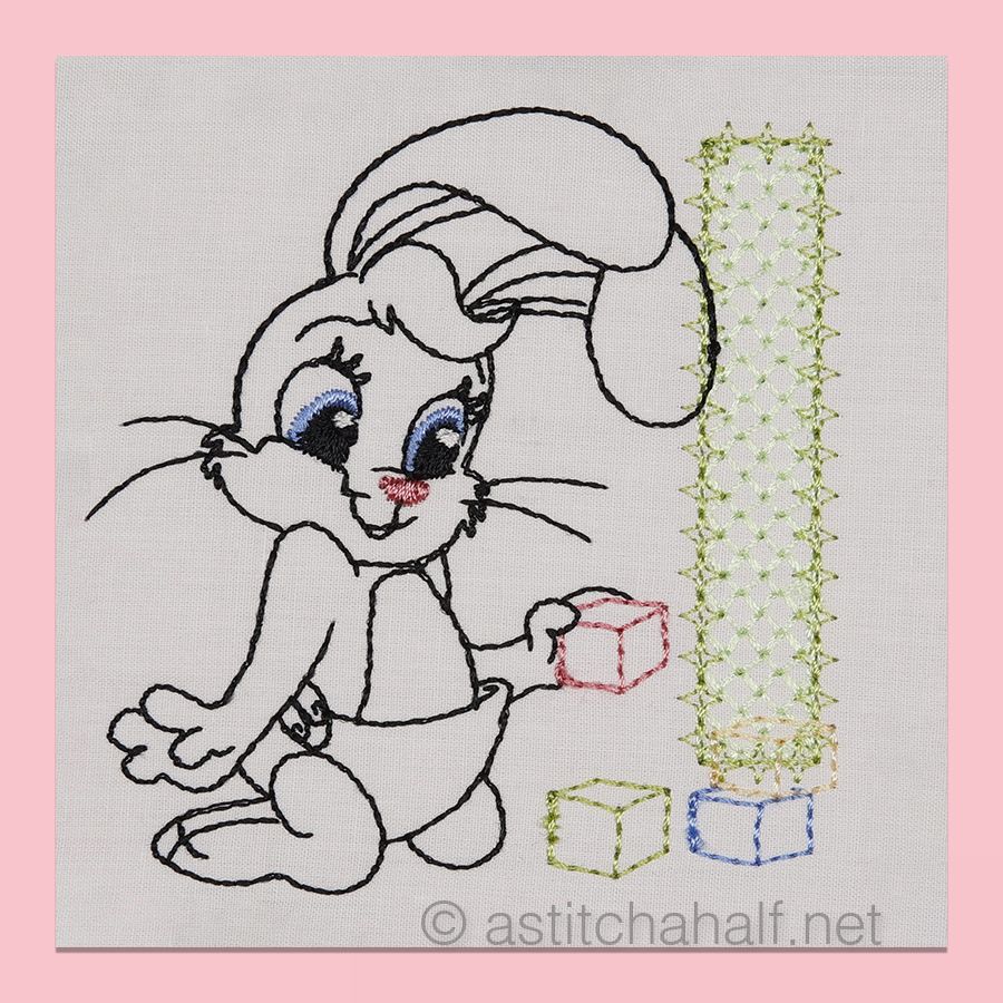 Cottontail Bliss Monogram Letter I