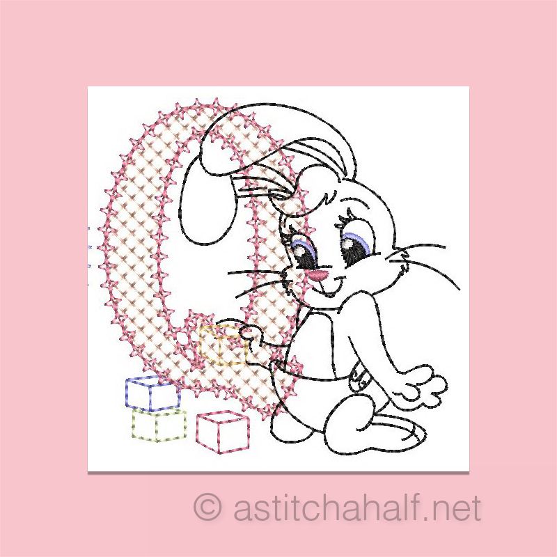 Cottontail Bliss Monogram Letter Q