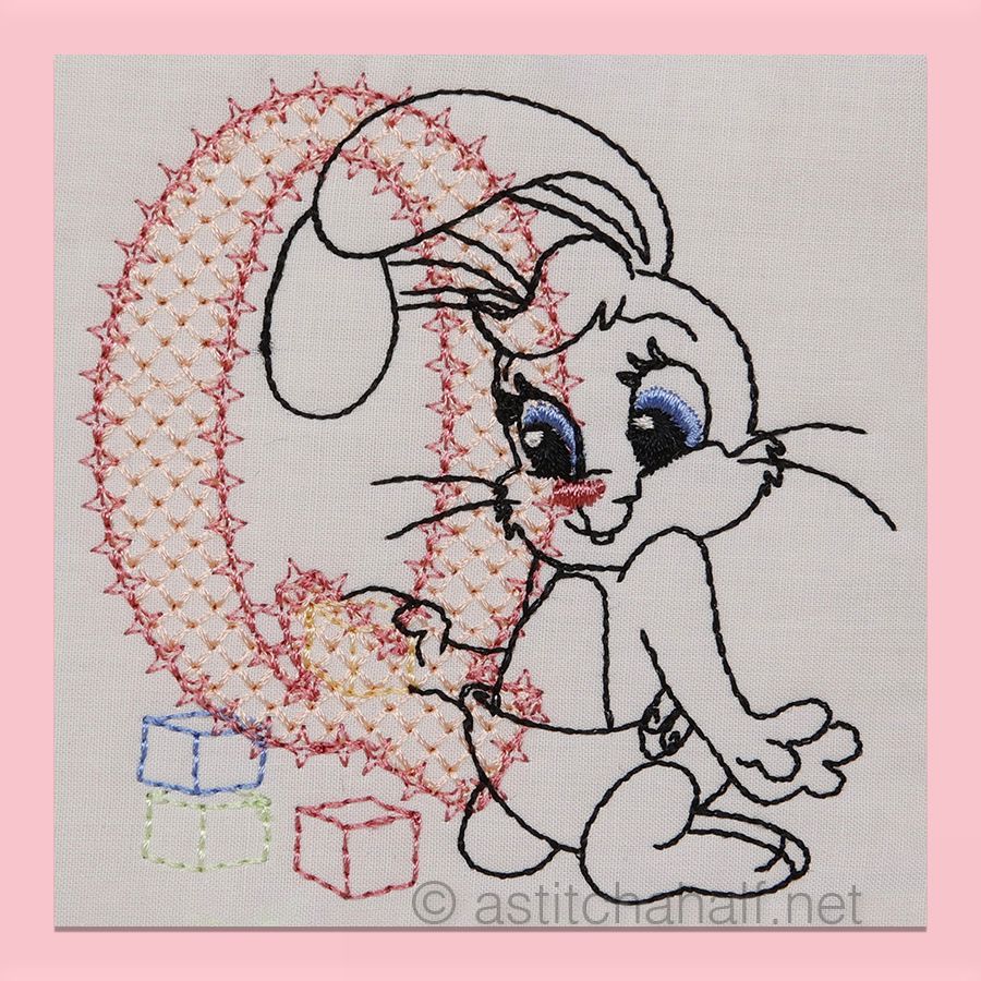 Cottontail Bliss Monogram Letter Q