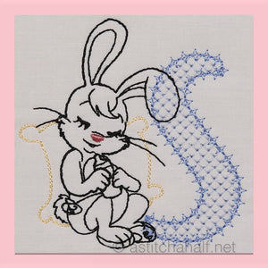 Cottontail Bliss Monogram Letter S