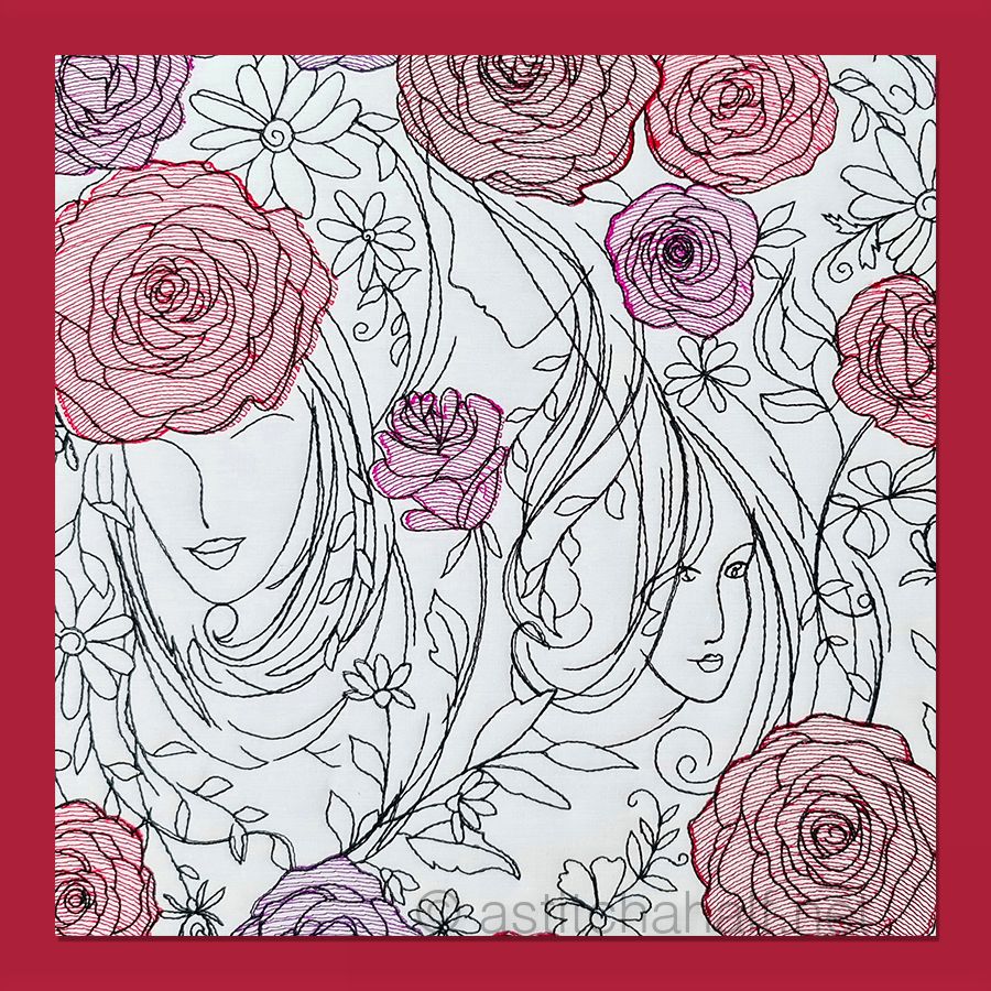 Lady in Red Seamless Combo