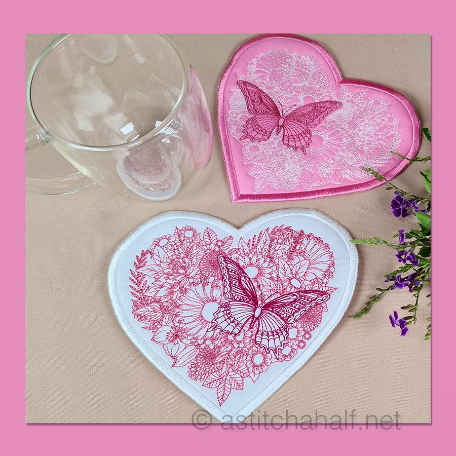 Fluture Heart Trivet Combo