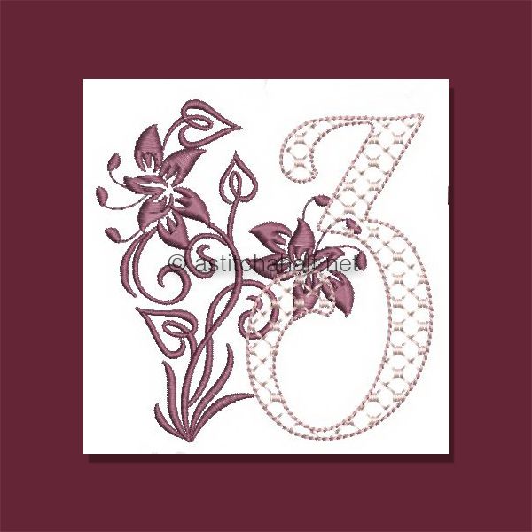 Multiflora Monogram Number 3