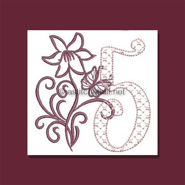 Multiflora Monogram Number 5
