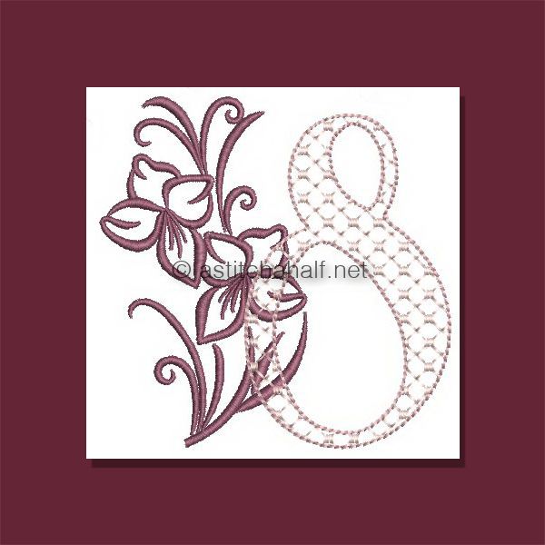 Multiflora Monogram Number 8