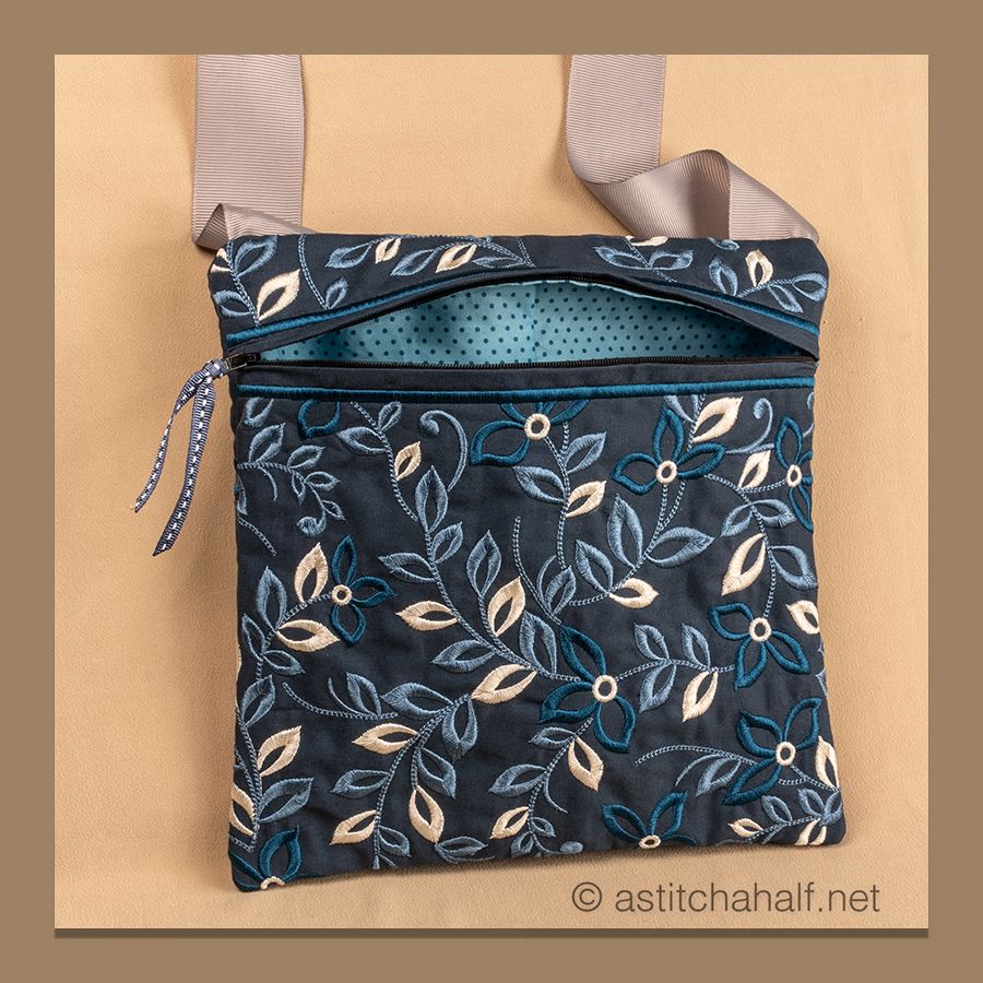 Crying in the Rain Shoulder Bag with zipper