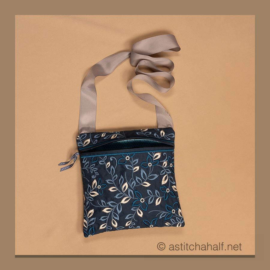 Crying in the Rain Shoulder Bag with zipper