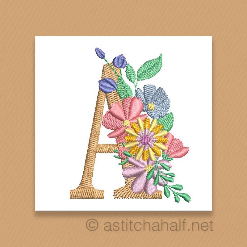 Equinox Garden Monogram Letter A