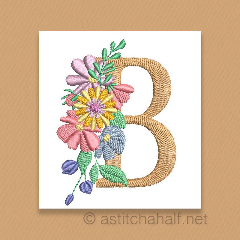 Equinox Garden Monogram Letter B