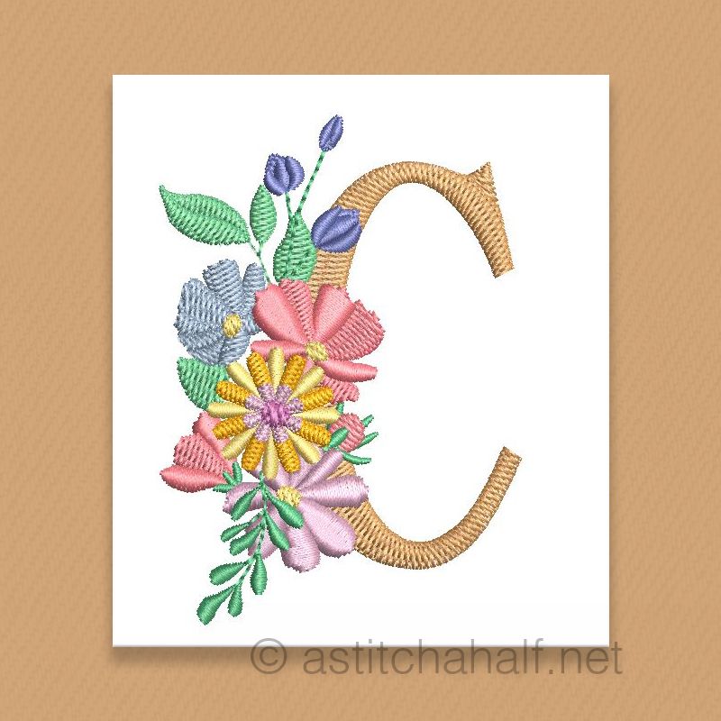 Equinox Garden Monogram Letter C