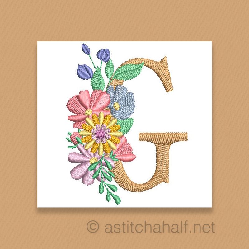 Equinox Garden Monogram Letter G
