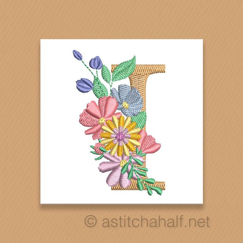 Equinox Garden Monogram Letter I