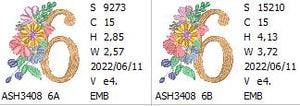Equinox Garden Monogram Number 6