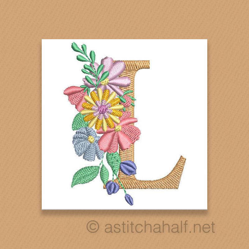 Equinox Garden Monogram Letter L