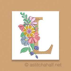 Equinox Garden Monogram Letter L