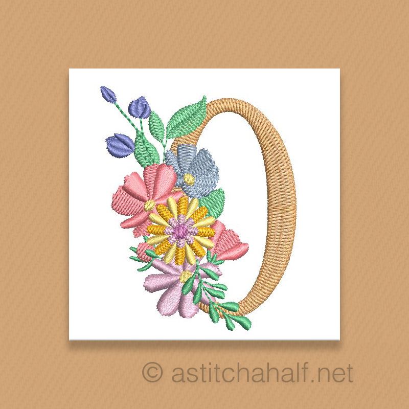 Equinox Garden Monogram Letter O