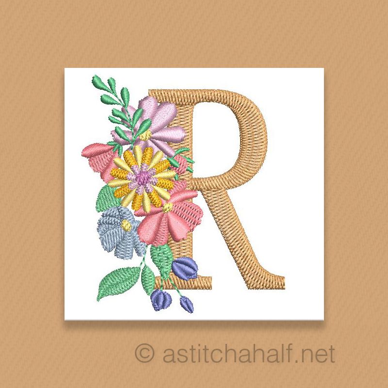 Equinox Garden Monogram Letter R