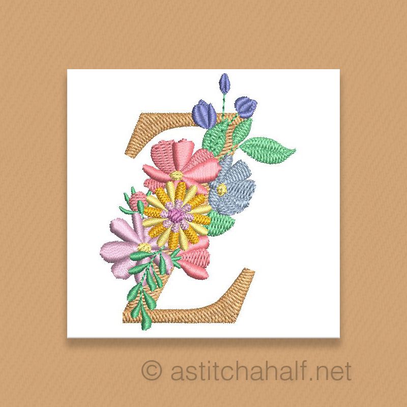 Equinox Garden Monogram Letter Z