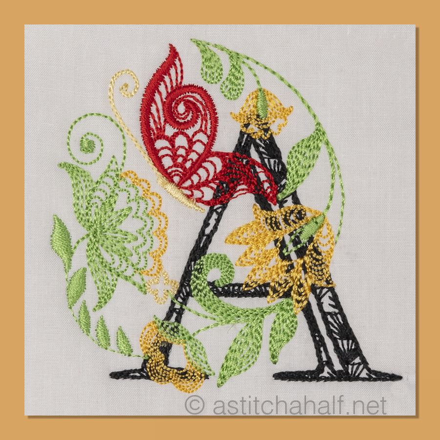 Natures Bounty Monogram Letter A