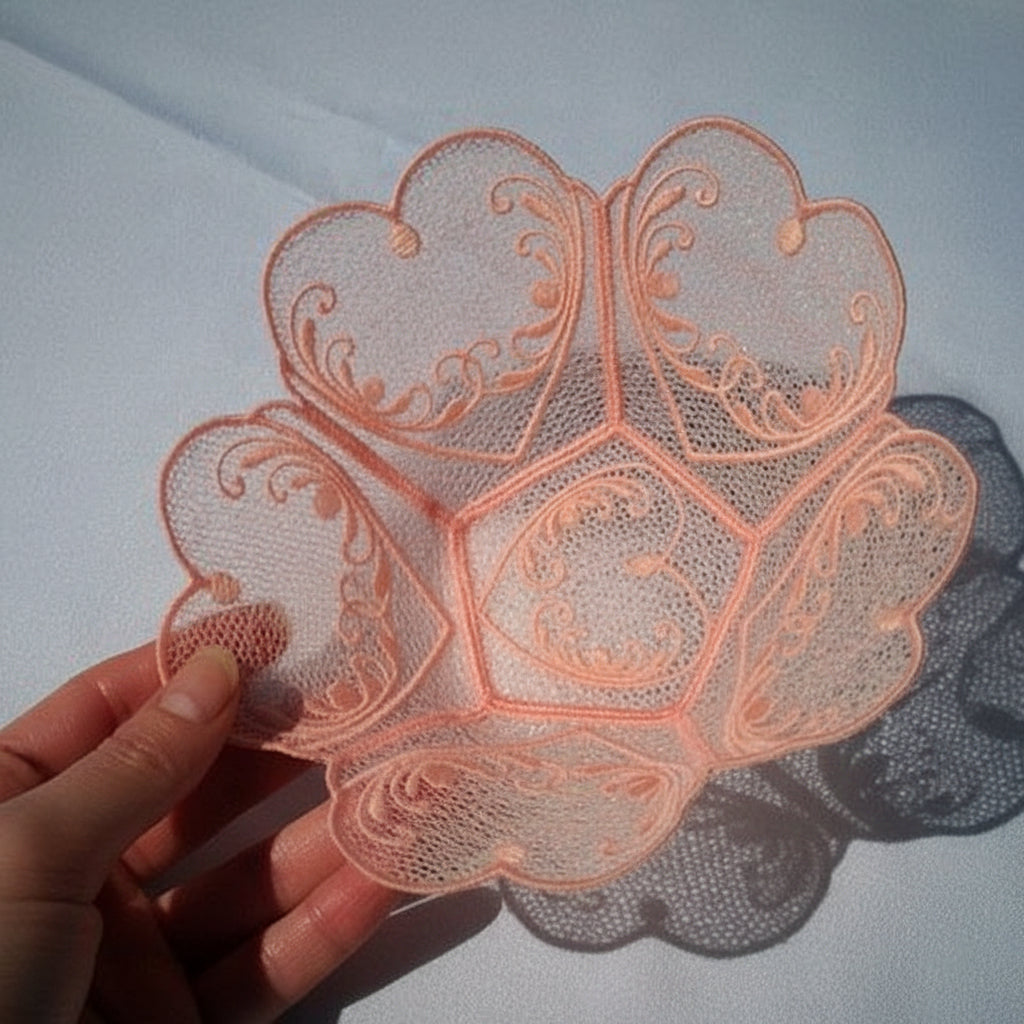 Freestanding Lace Love Bowl Pretty