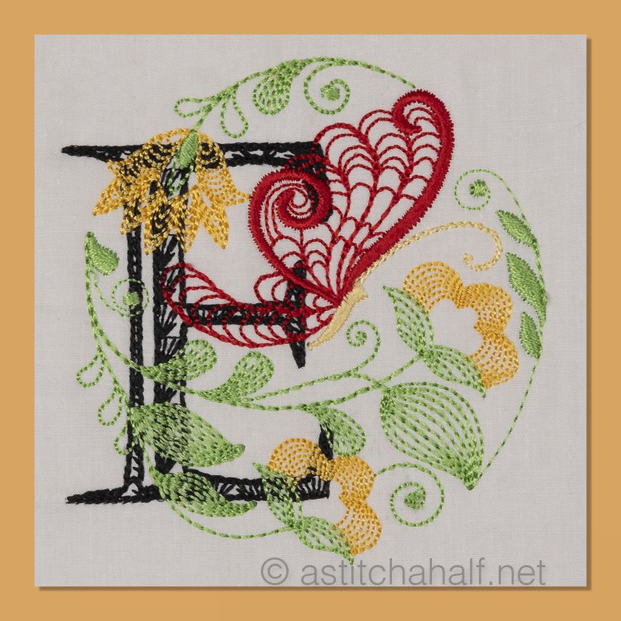 Natures Bounty Monogram Letter E