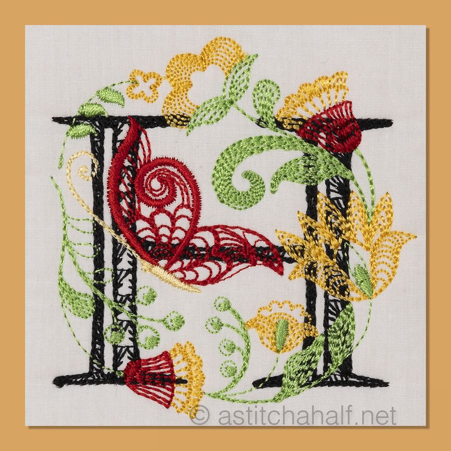 Natures Bounty Monogram Letter H