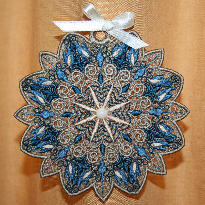 Antique Snowflake 01 - aStitch aHalf