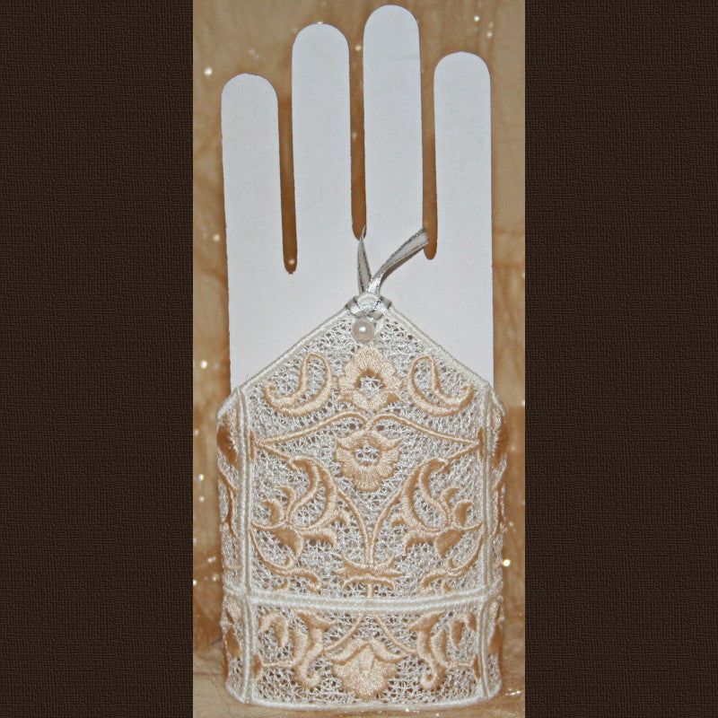 Wedding Gloves 02 Freestanding Lace - a-stitch-a-half