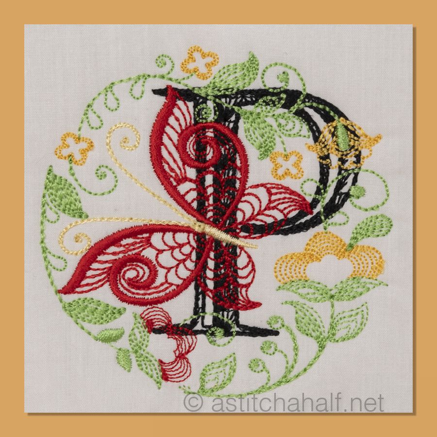 Natures Bounty Monogram Letter P