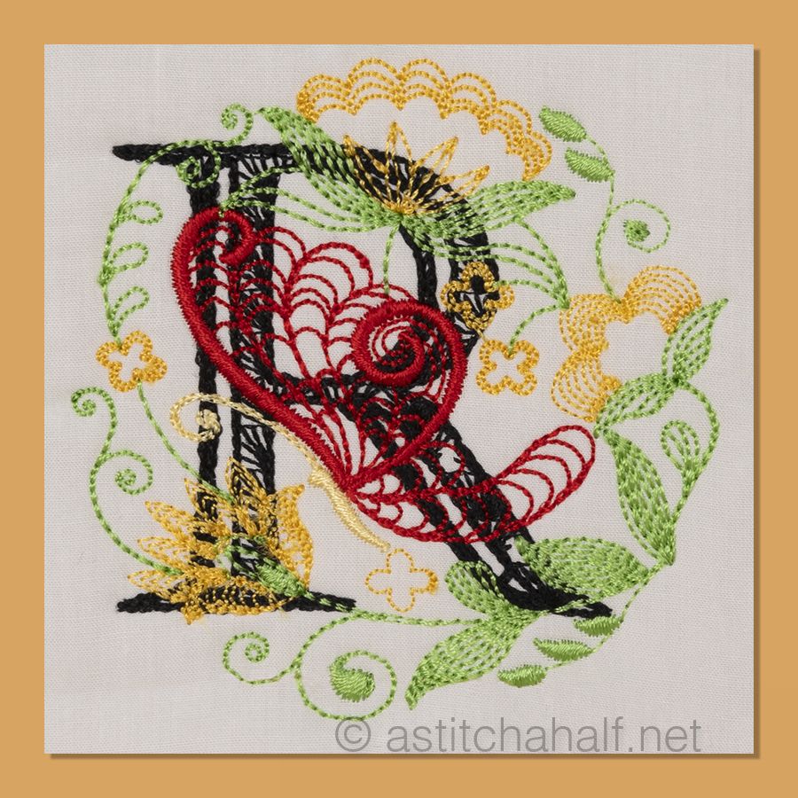 Natures Bounty Monogram Letter R