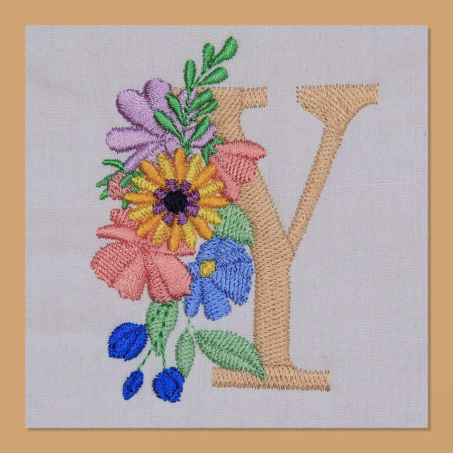 Equinox Garden Monogram Letter Y