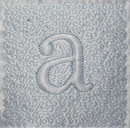 Trapunto Educational Quilt 02 - a-stitch-a-half