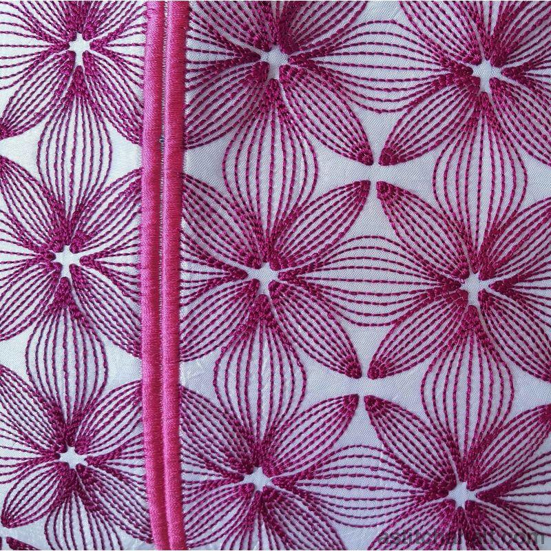 Abstract Orchid Skinny Tote - aStitch aHalf