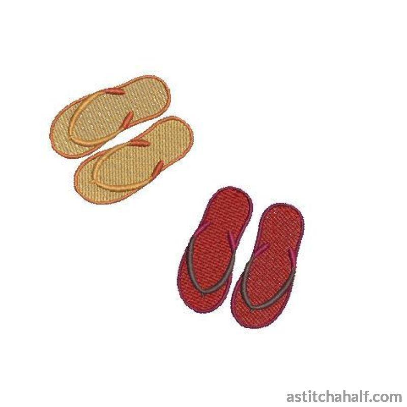 All Flip Flops - aStitch aHalf