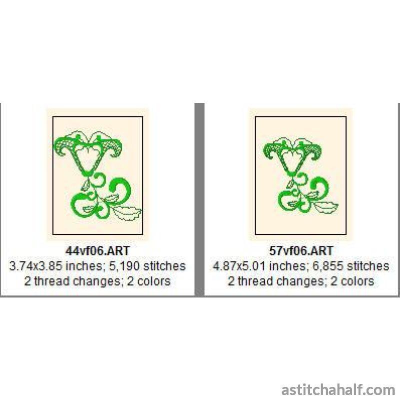 Amaryllis in Vogue - aStitch aHalf