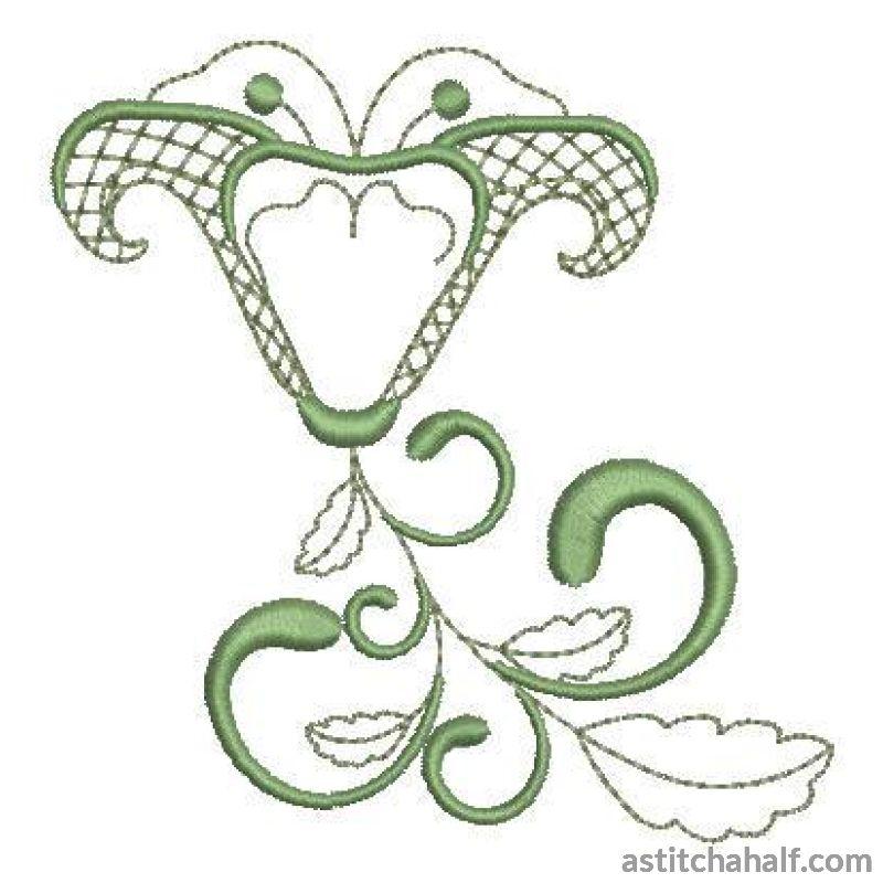 Amaryllis in Vogue - aStitch aHalf