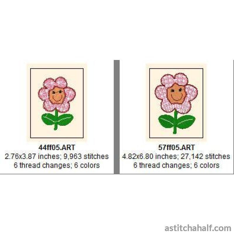 Annabel Anemone - aStitch aHalf