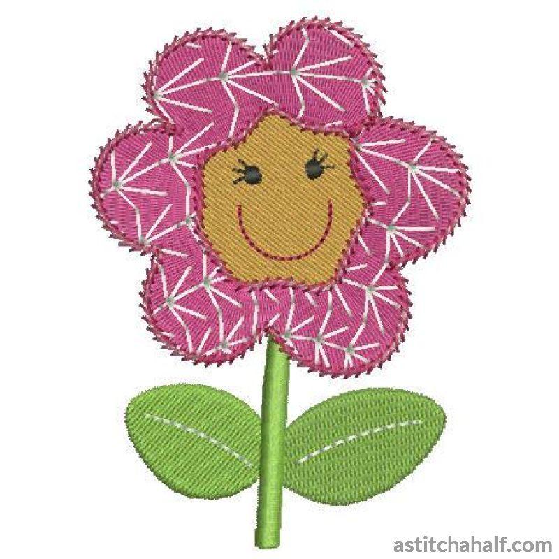 Annabel Anemone - aStitch aHalf