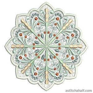 Antique Snowflake 03 - aStitch aHalf