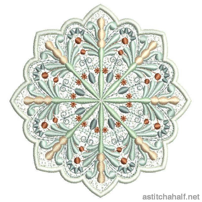 Antique Snowflake 04 - aStitch aHalf