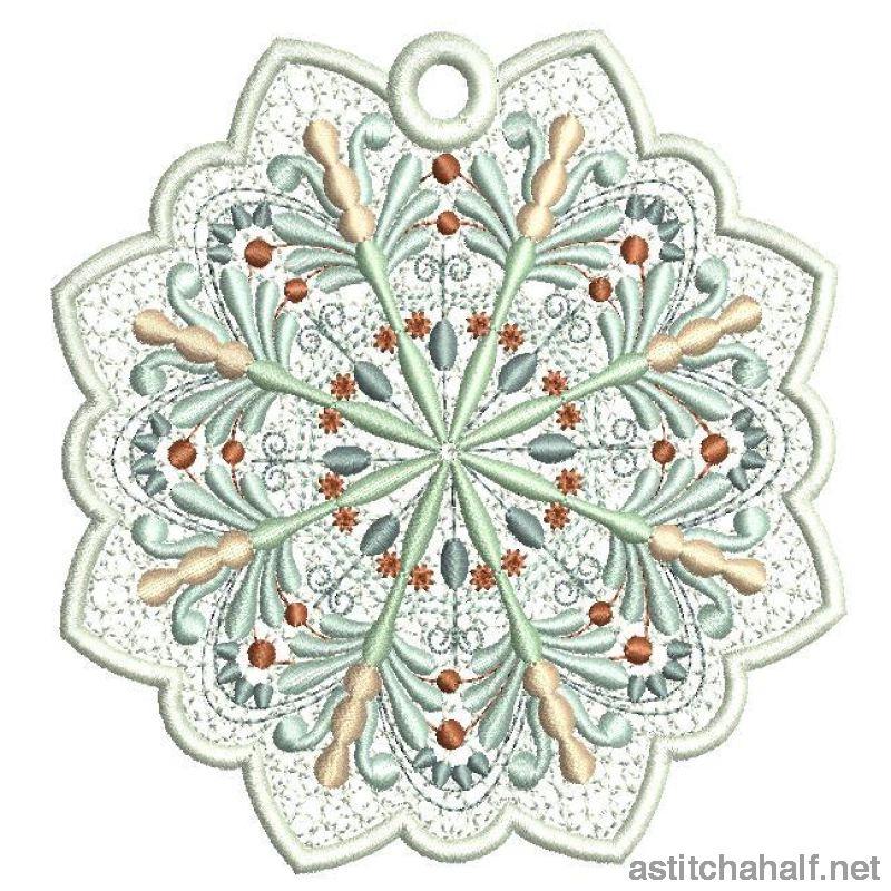 Antique Snowflake 04 - aStitch aHalf