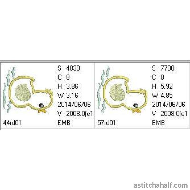 Applique Rubber Ducky