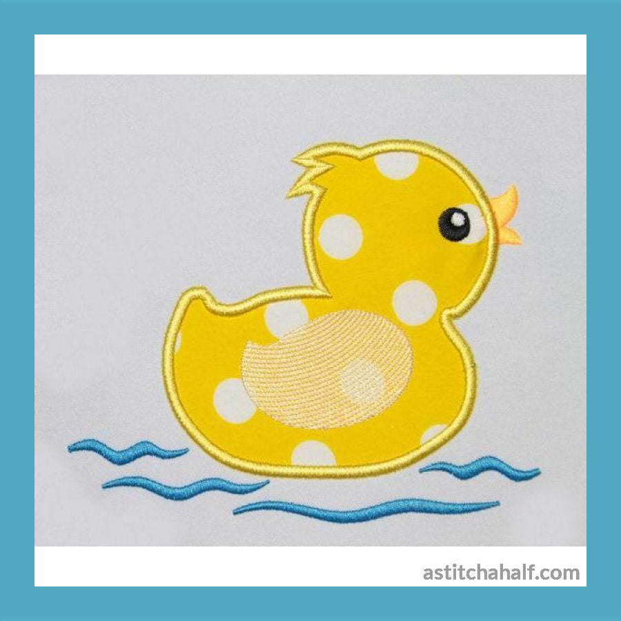 Applique Rubber Ducky