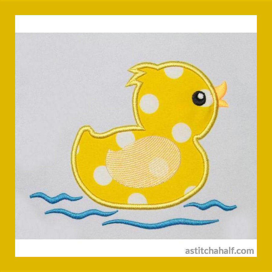 Applique Rubber Ducky