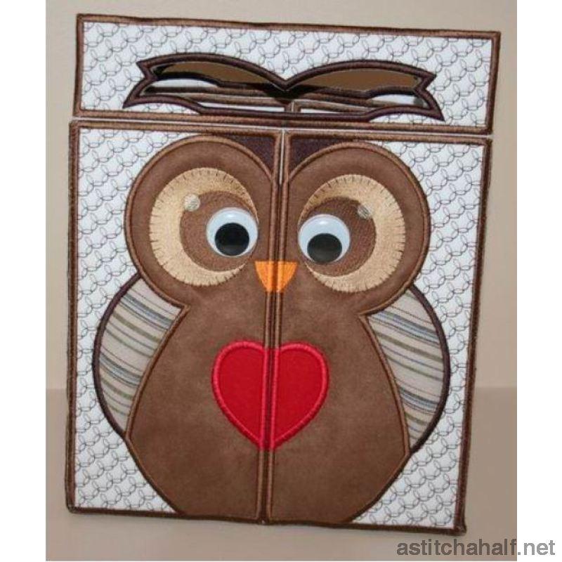 Archimedes Owl Bag - aStitch aHalf
