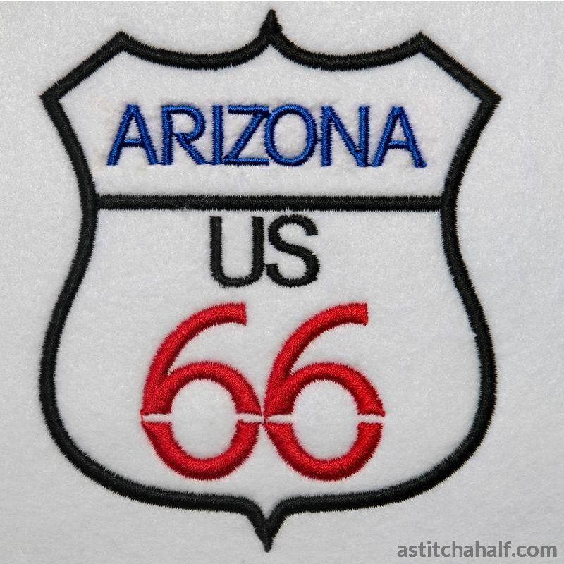 Arizona Route 66 - aStitch aHalf