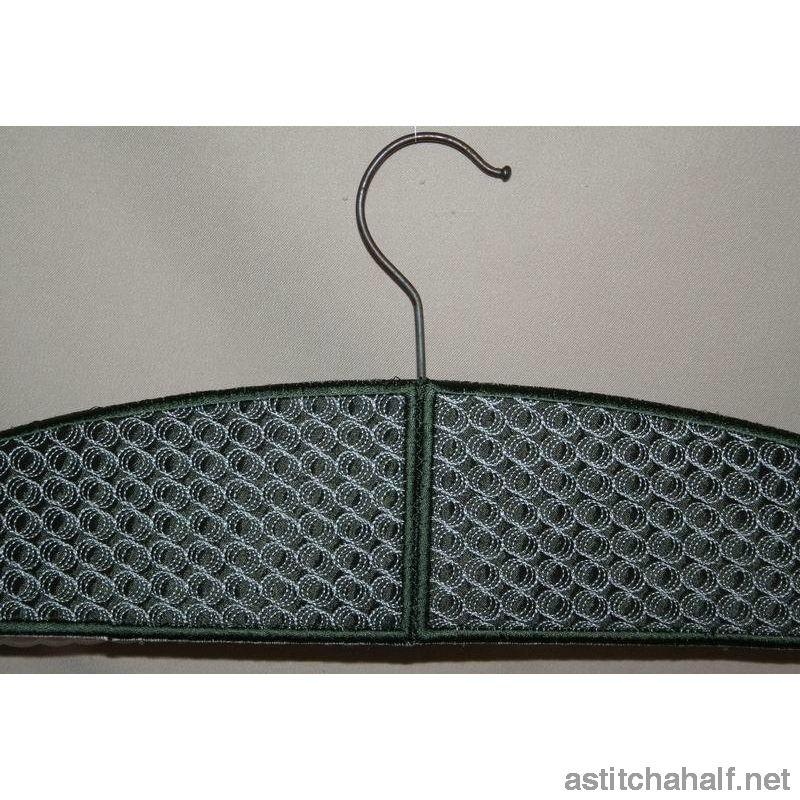 Art Deco Hanger Covers - aStitch aHalf